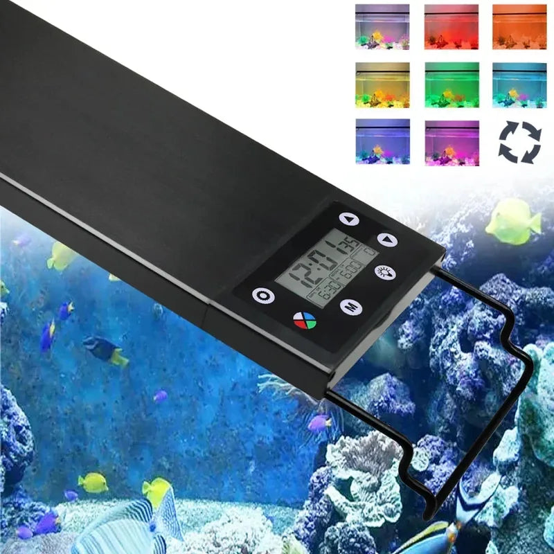 Full Spectrum 24/7 Aquarium LED Light — 30–60 cm T
