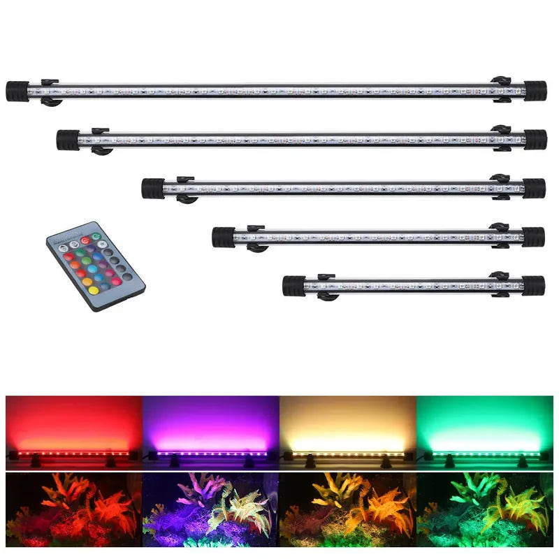 Remote-Control Color-Changing Aquarium LED Clip Li